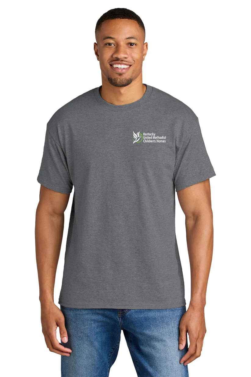 Gildan Dryblend Cotton Poly T Shirt, Graphite Heather [Kentucky United Methodist Children's Homes]