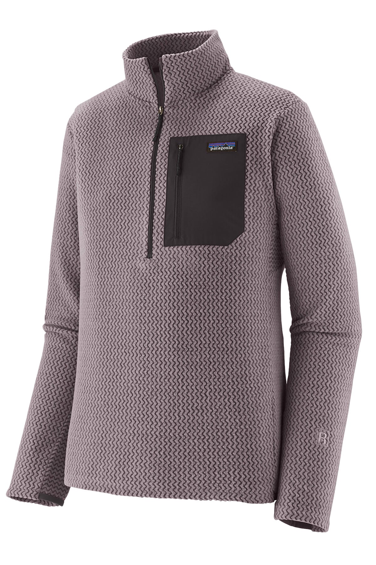 Patagonia R1 Custom Air Zip Neck, May Grey