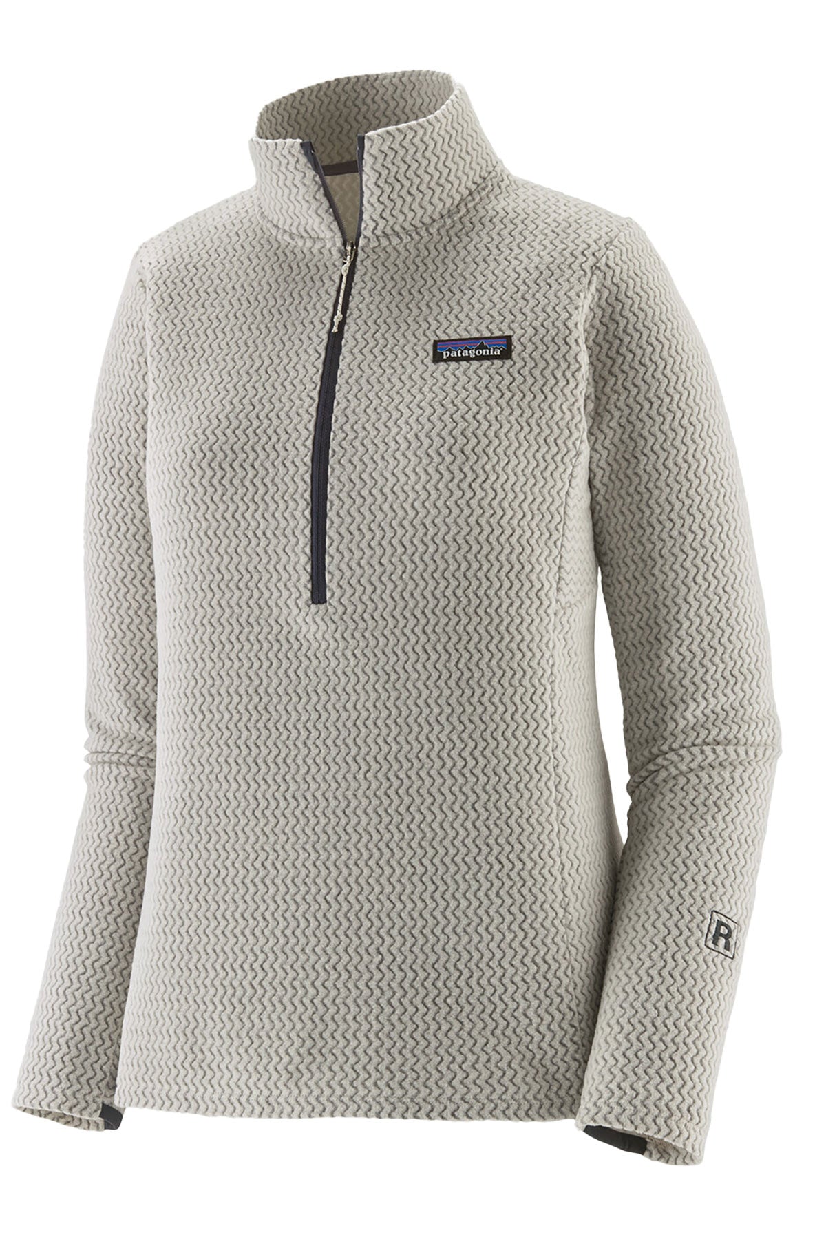 Patagonia Women's R1 Custom Air Zip Neck, Birch White