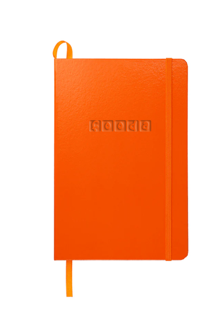 JournalBooks Ambassador Hardcover Bound, Orange [Fooda]