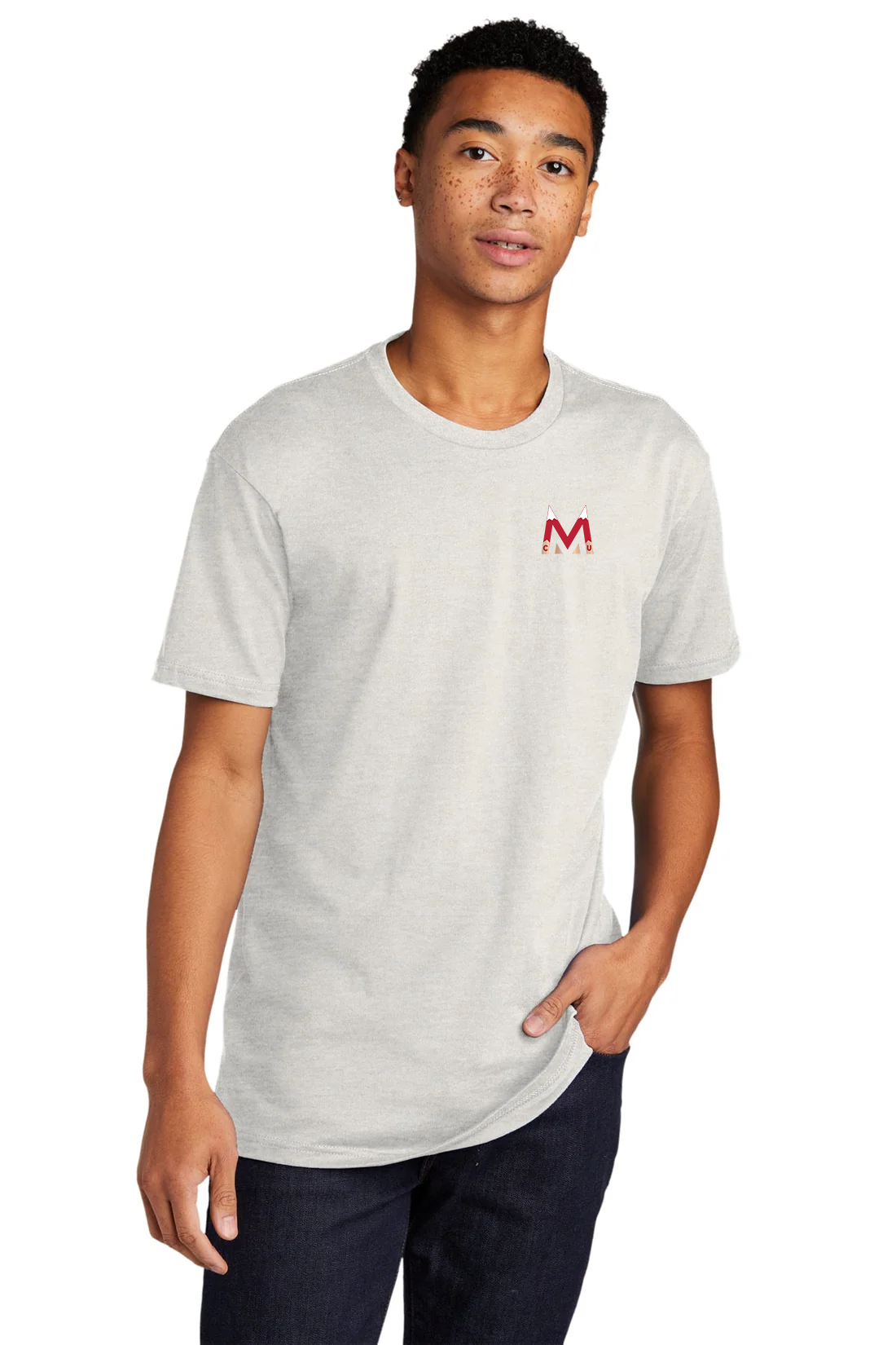 Next Level Unisex Cotton Tee, Oatmeal [Milford Mining Company Utah]