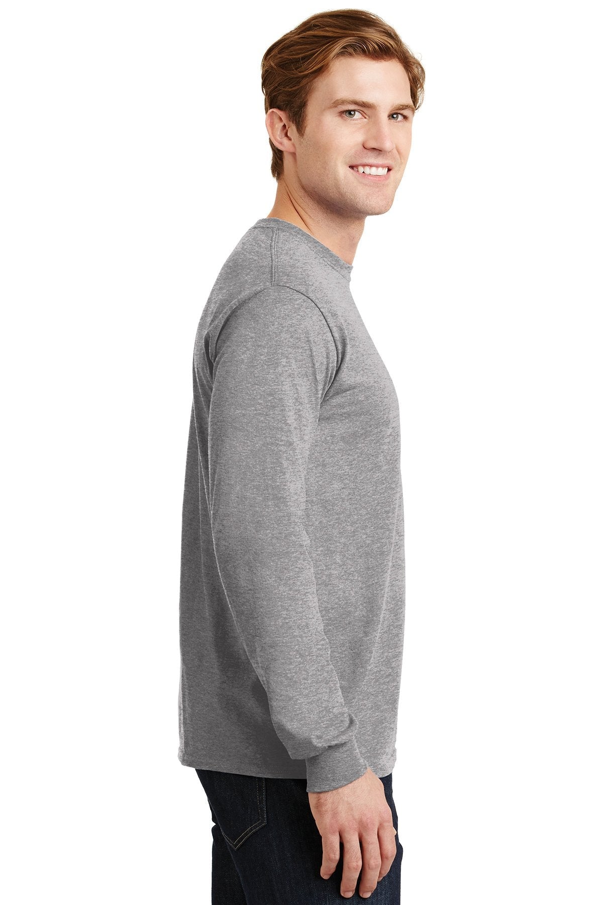 Gildan Dryblend Cotton Poly Long Sleeve T Shirt Sport Grey [Kentucky United Methodist Children's Homes]