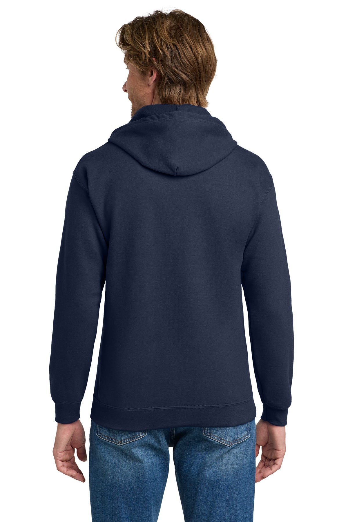 Gildan Heavy Blend Full Zip Hooded Sweatshirt Navy [High Sky Children's Ranch]