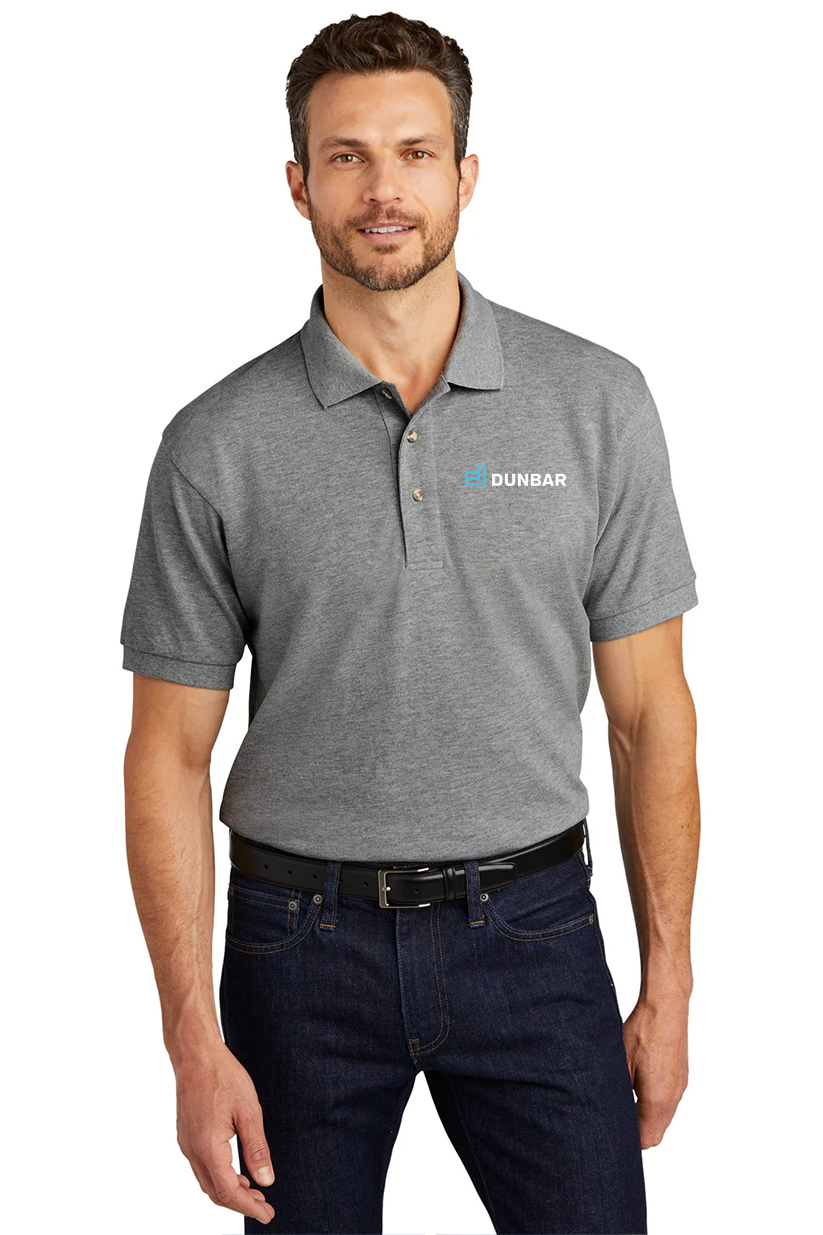 Port Authority Heavyweight Cotton Pique Polo, Oxford [Dunbar]