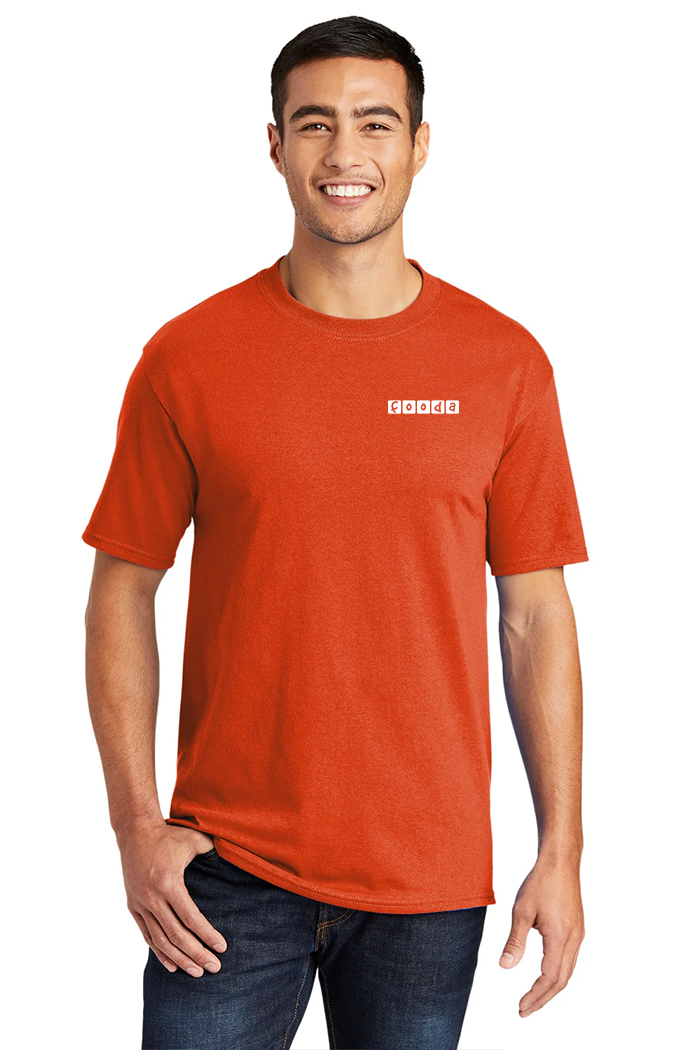 Port & Company Core Blend Customized Tee's, Orange [Fooda]