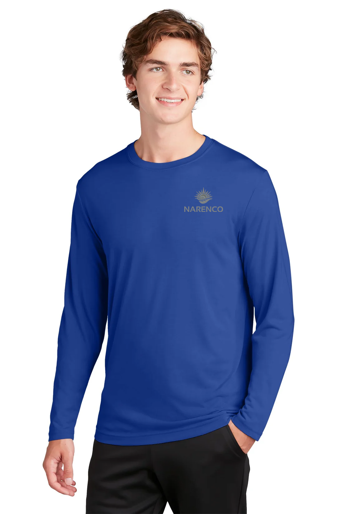 Sport-Tek Long Sleeve PosiCharge Competitor \Cotton Touch Tee, True Royal [NARENCO]