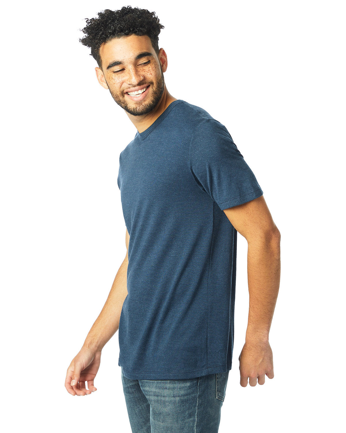 Alternative Men's Modal Tri-Blend T-Shirt, Midnight Navy