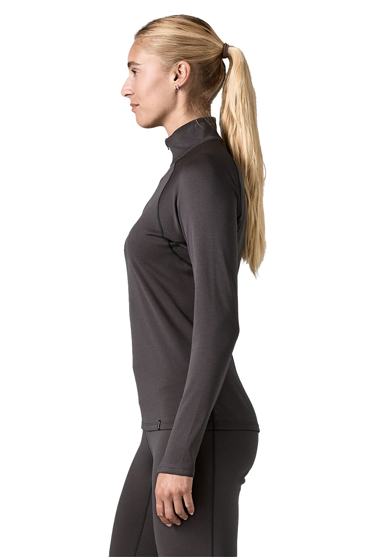 Patagonia Women's Cap Custom Midweight Quarter-Zips, Ink Black