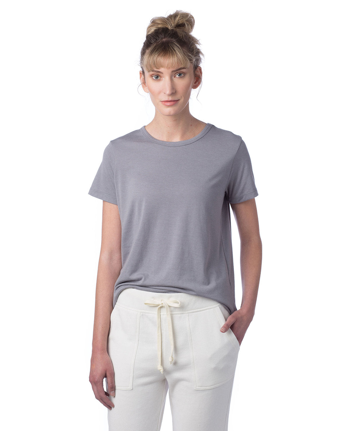 Alternative Ladies' Modal Tri-Blend T-Shirt, Nickel [CDCSA]