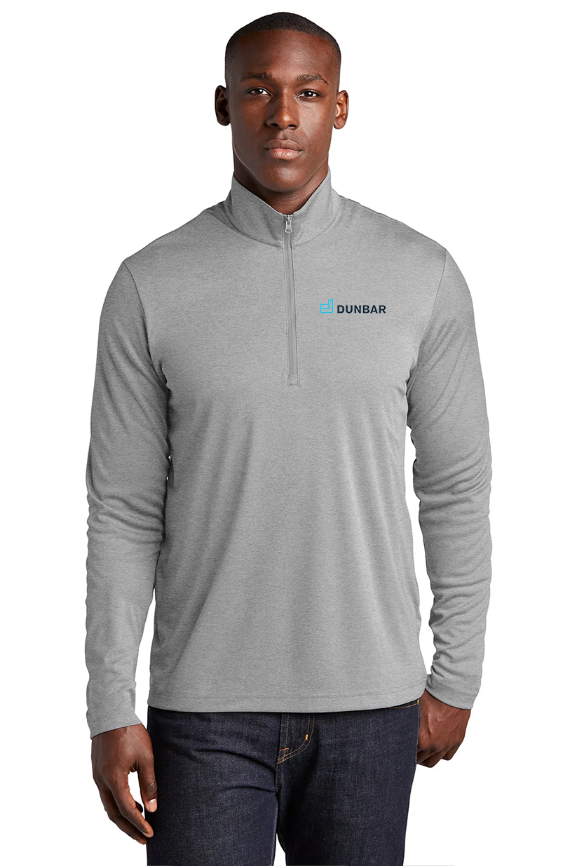 Sport-Tek Endeavor 1/4-Zip Pullover, Light Grey Heather [Dunbar]