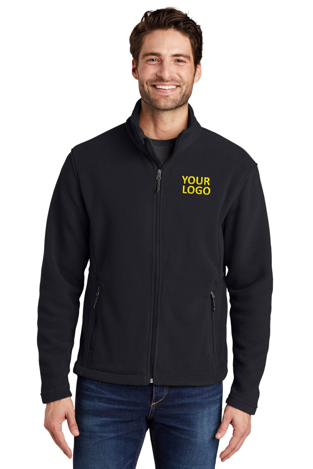 Port Authority Value Fleece Customized Jackets, Black [Cooper Center for Healing]