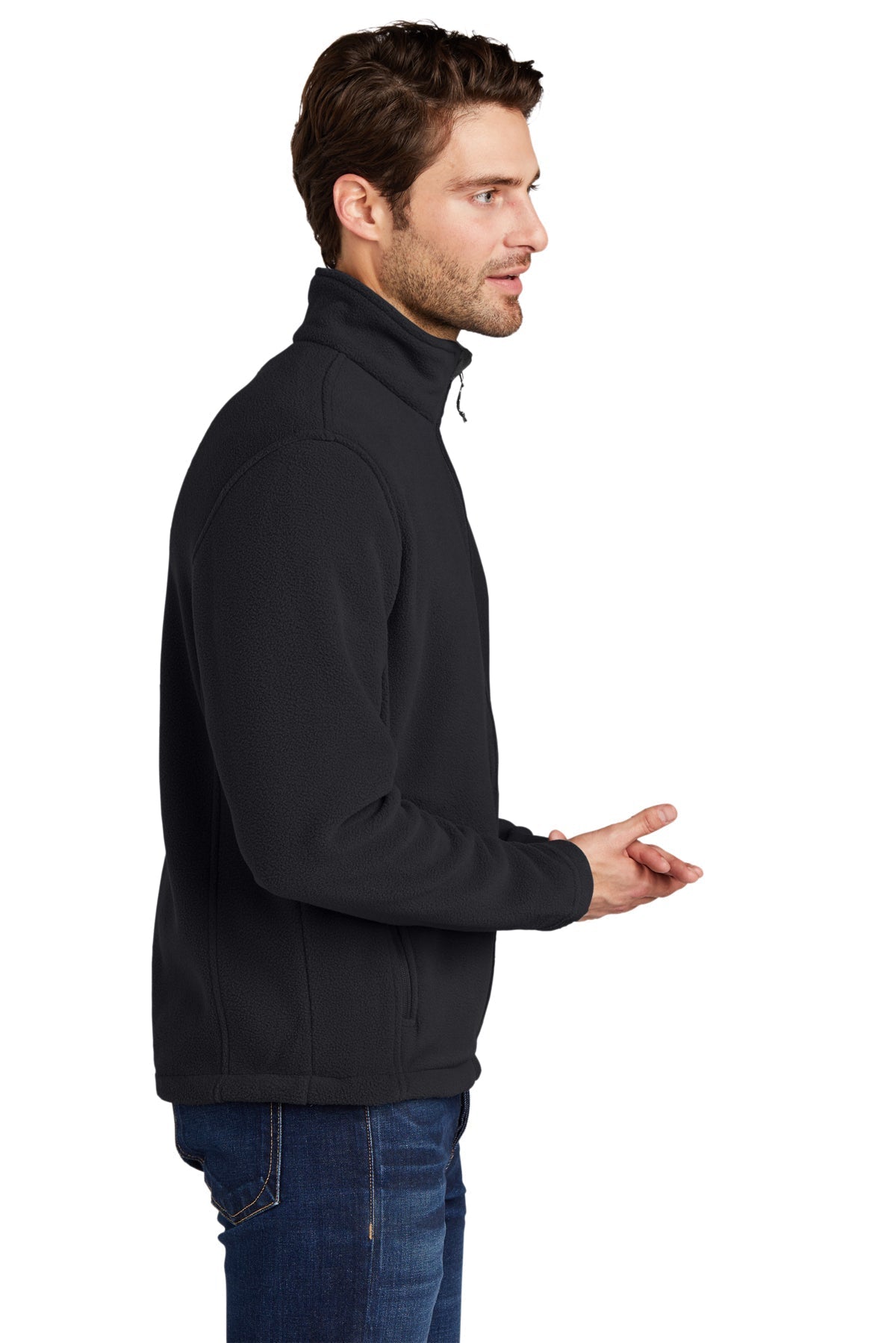 Port Authority Value Fleece Customized Jackets, Black [Contigo Real Estate]