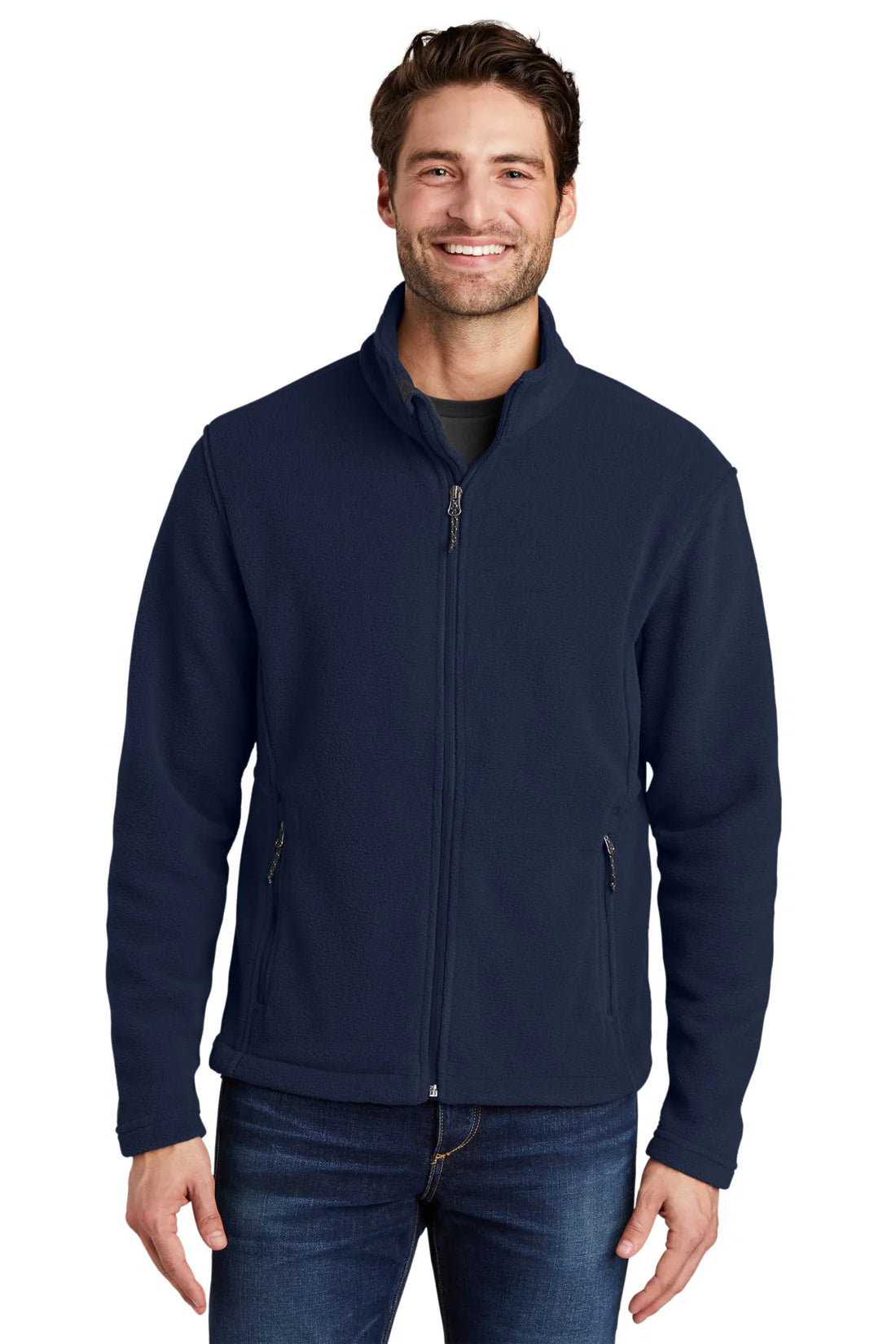 Port Authority Value Fleece Customized Jackets, True Navy [HSS]