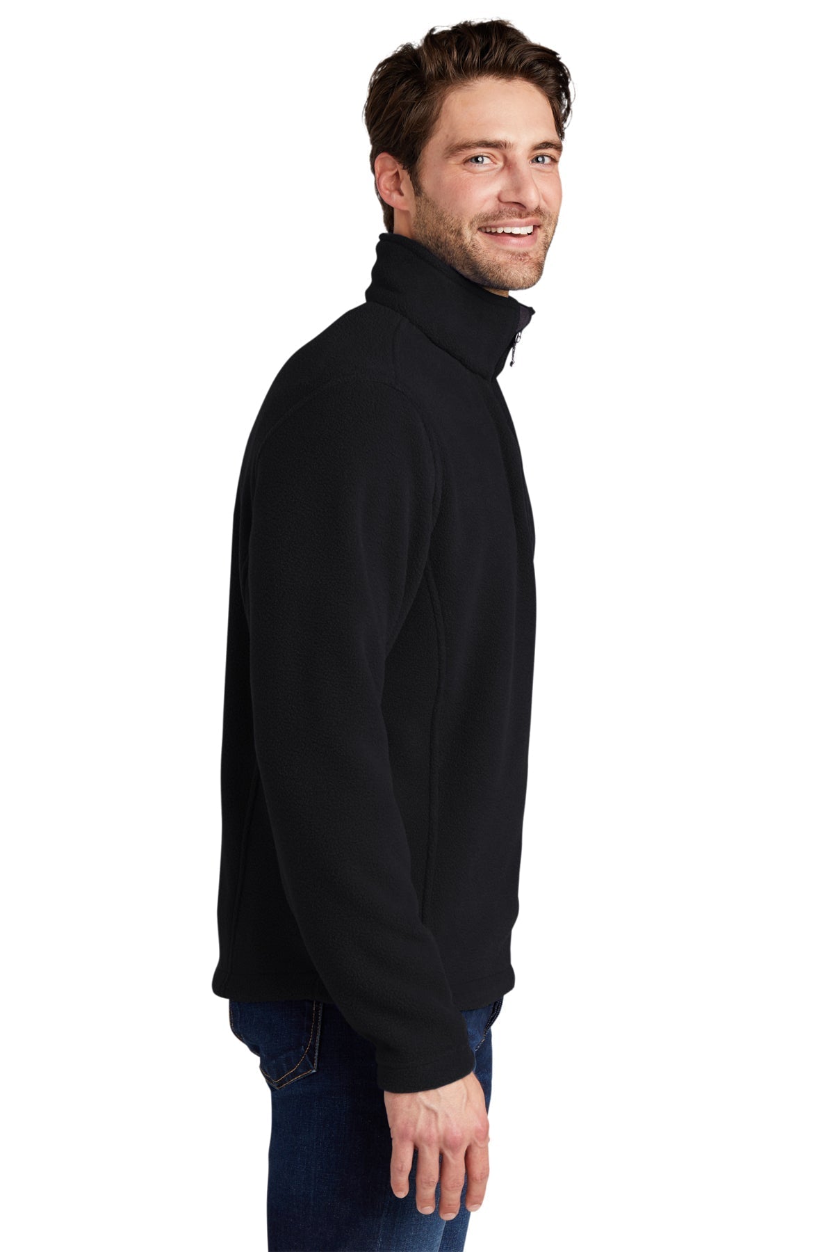 Port Authority Value Fleece 1/4-Zip Branded Pullovers, Black [Contigo Real Estate]