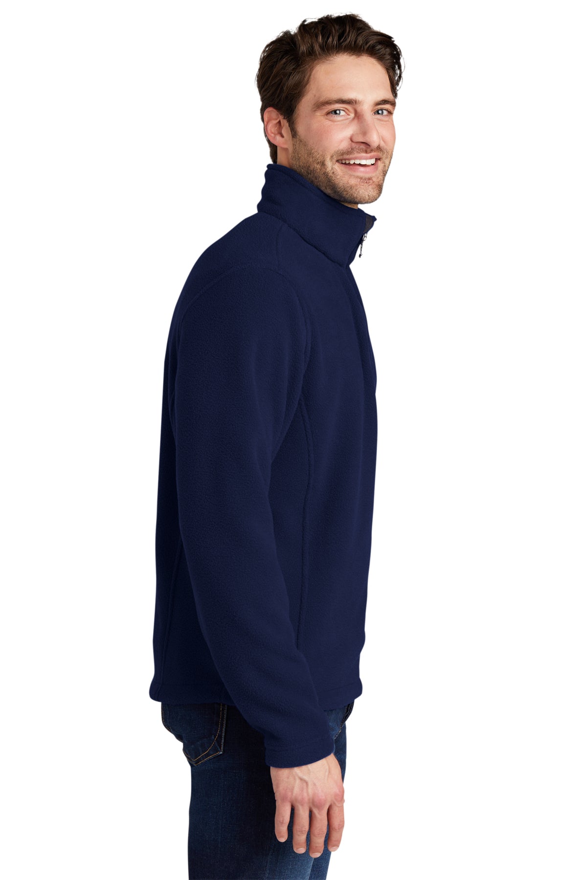 Port Authority Value Fleece 1/4-Zip Branded Pullovers, True Navy [Contigo Real Estate]