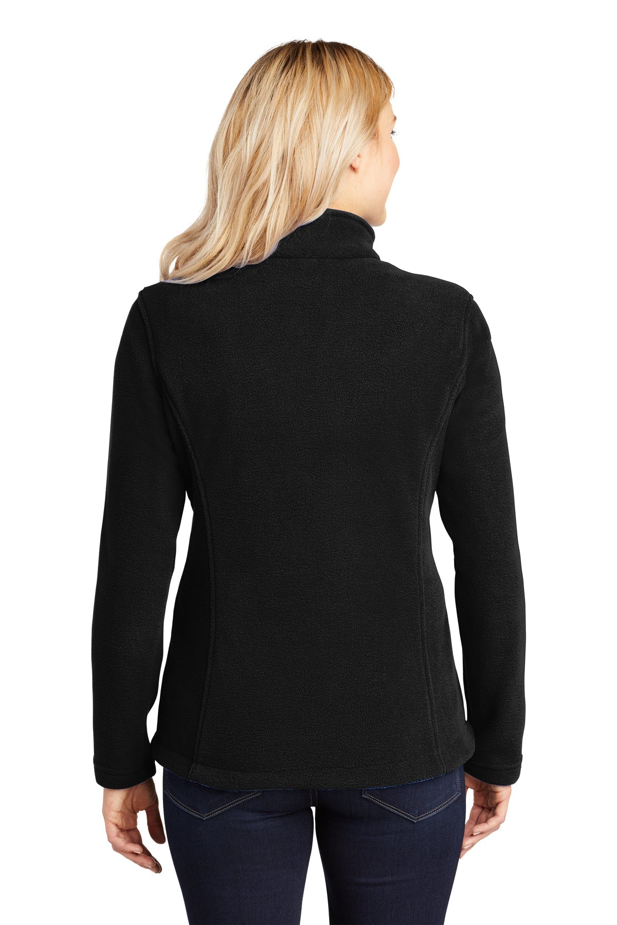 Port Authority Ladies Value Fleece Customized Jackets, Black [Contigo Real Estate]