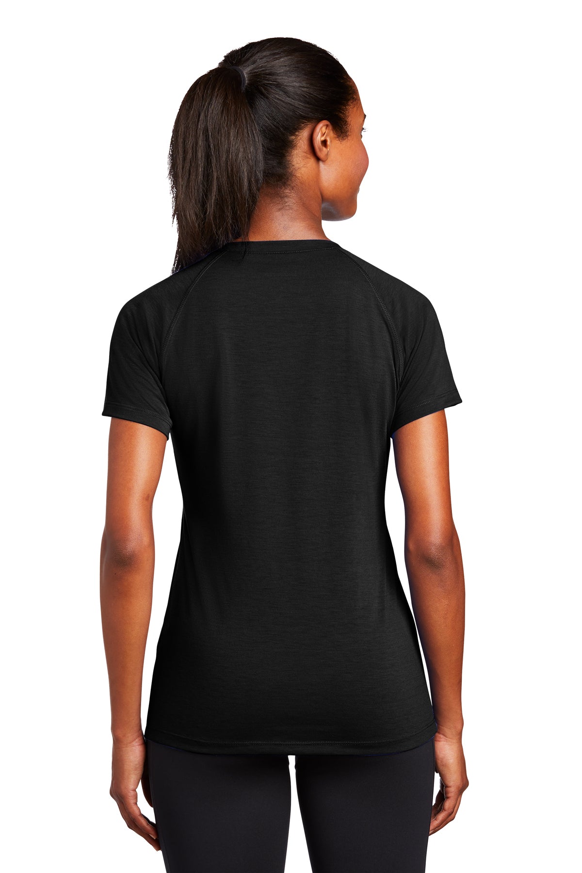 Sport-Tek Ladies Branded Ultimate Performance V-Necks, Black [Oregon Founders Club]