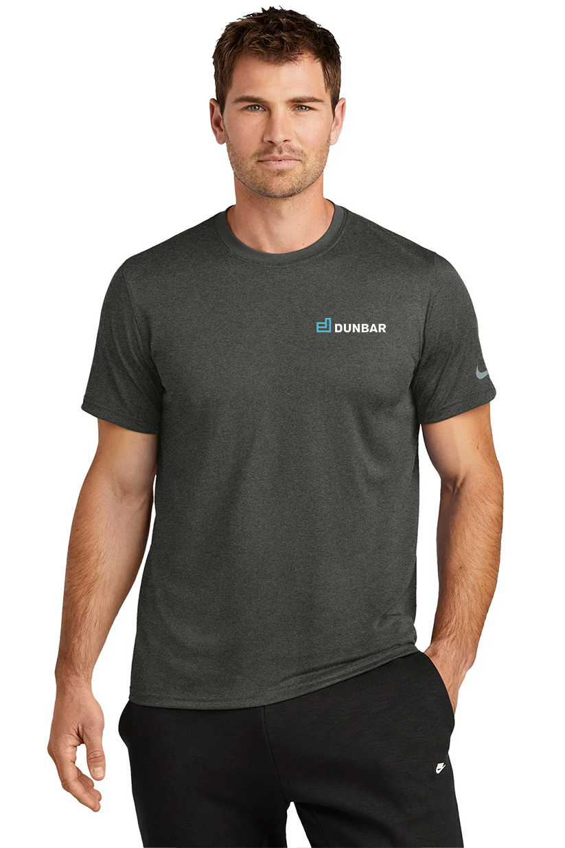 Nike Swoosh Sleeve rLegend Tee, Dark Smoke Heather [Dunbar]