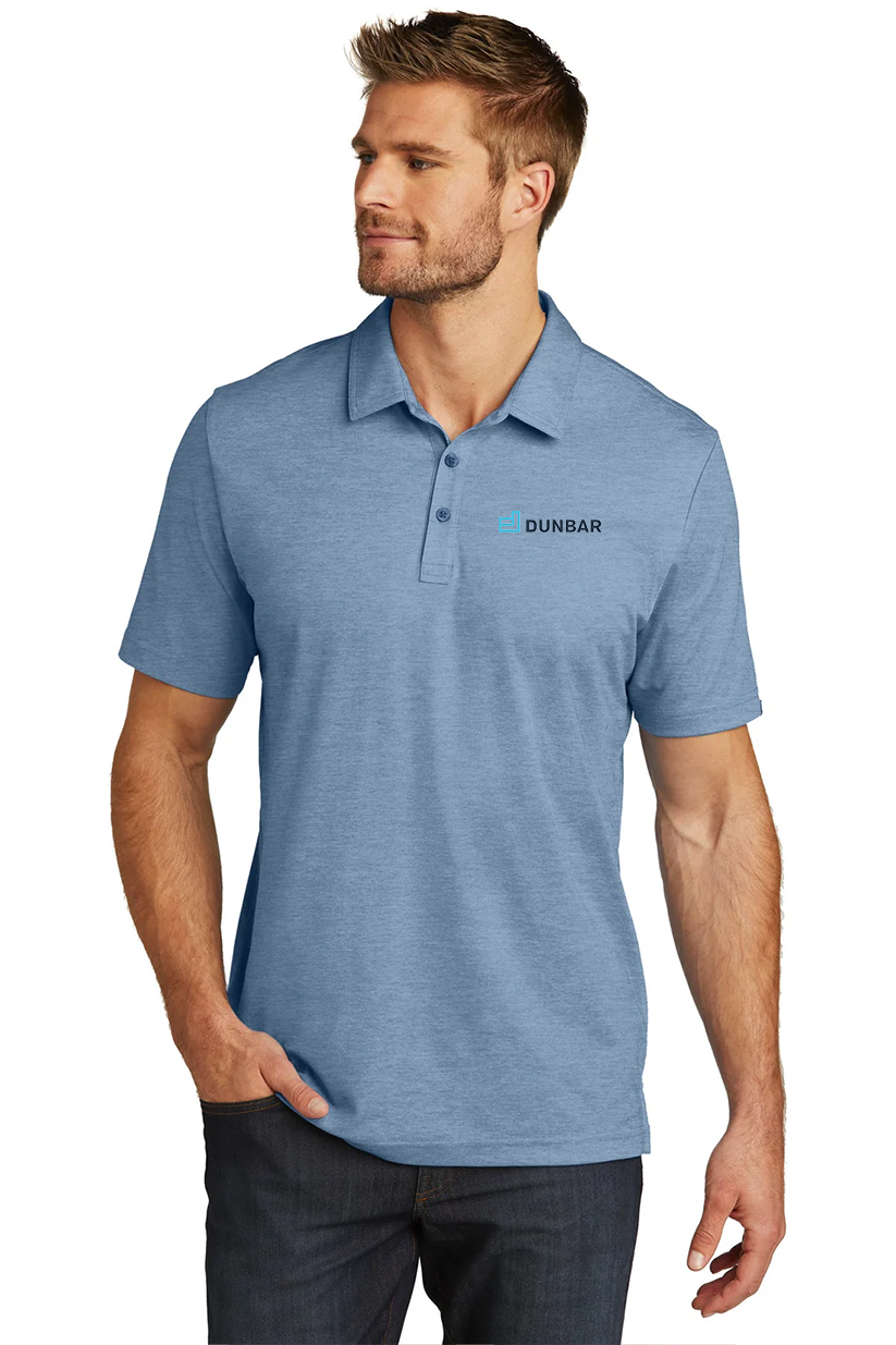 TravisMathew Oceanside Heather Polo, Classic Blue Heather [Dunbar]