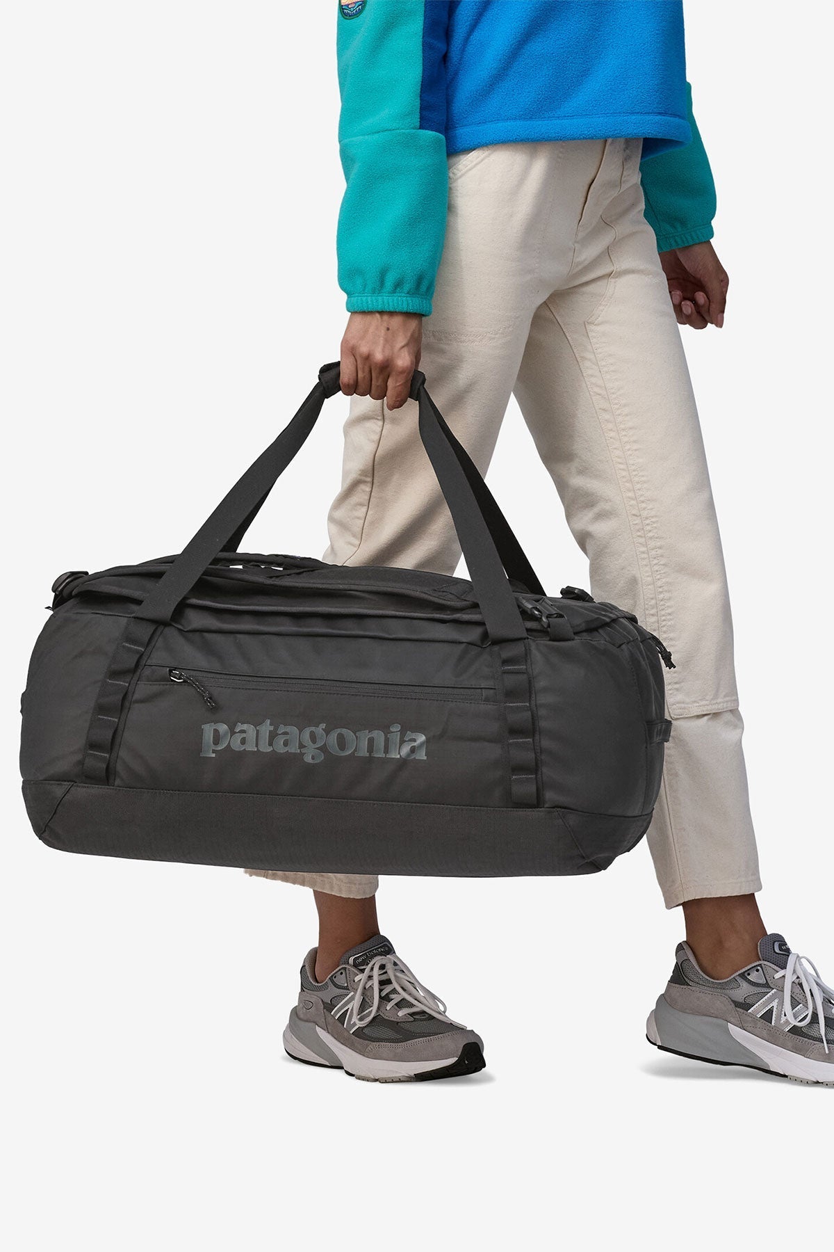 Patagonia Black Hole Custom Duffels 55L, Matte Black [Tilt]