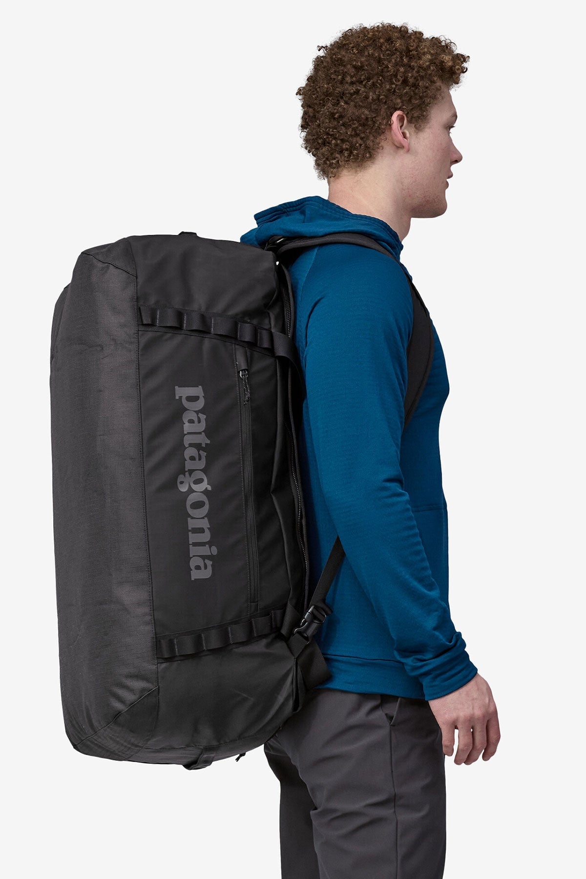 Patagonia Black Hole Custom Duffels 70L, Matte Black [Tilt]