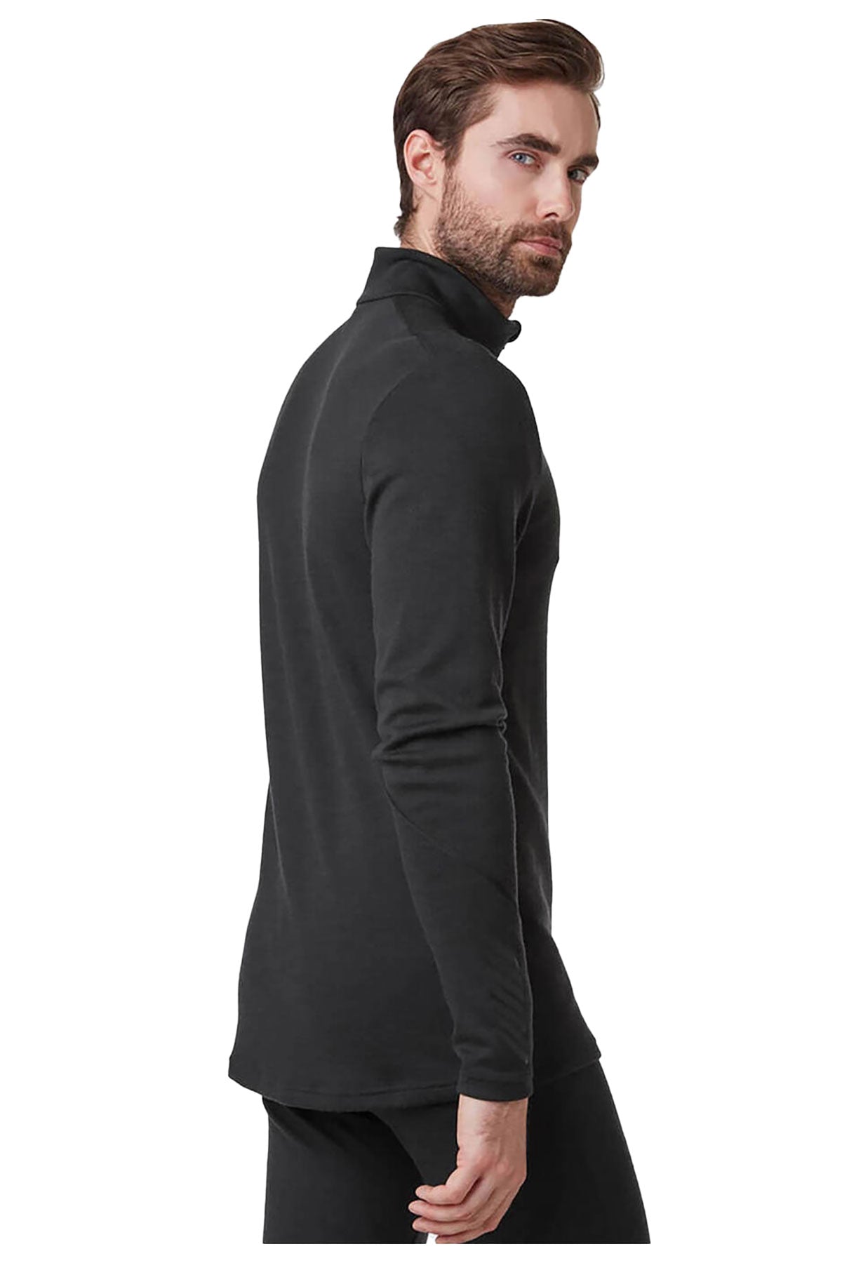 Helly Hansen Mens Lifa Merino Midweight Custom Half-Zips, Black