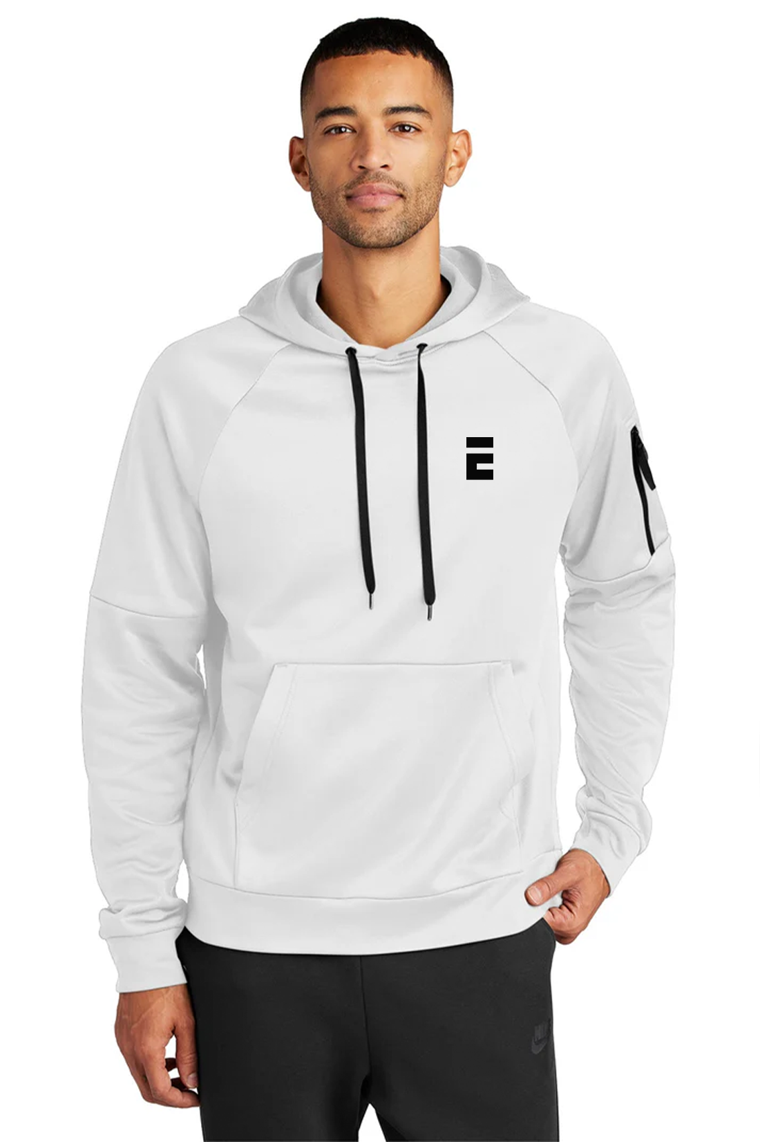 Nike Therma-FIT Pocket Pullover Hoodie, White [Executive Construction]