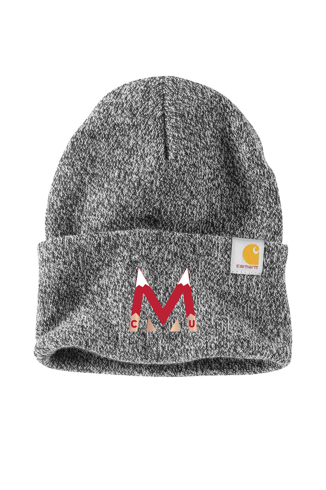 Carhartt Watch Cap, Black/ White [Milford Mining Company Utah]