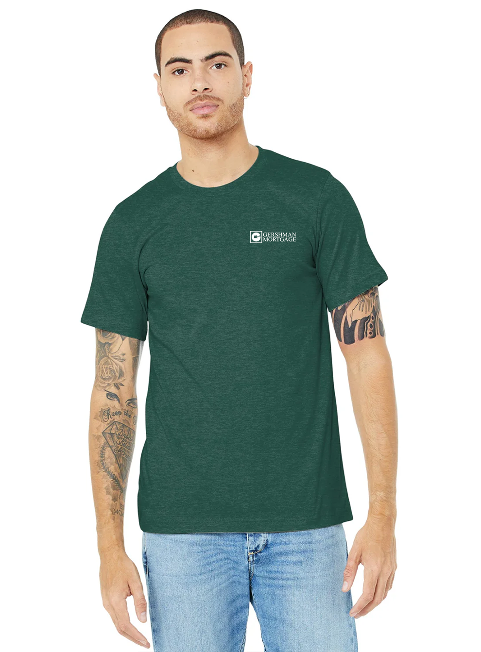 Bella Canvas Unisex Jersey T-Shirt, Forest [Gershman Mortgage]