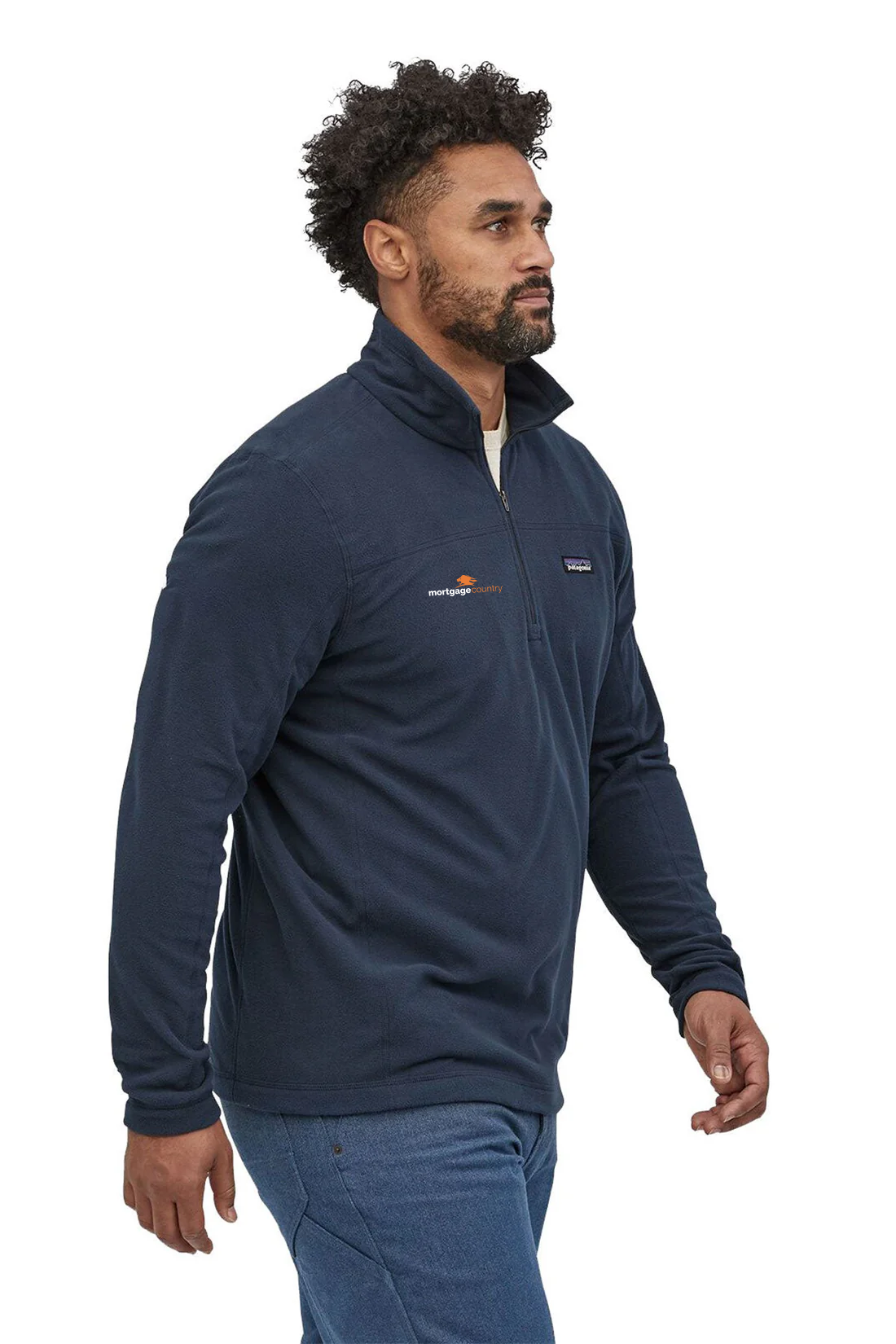 Patagonia Mens Micro D Fleece Pullover, New Navy [MortgageCountry]