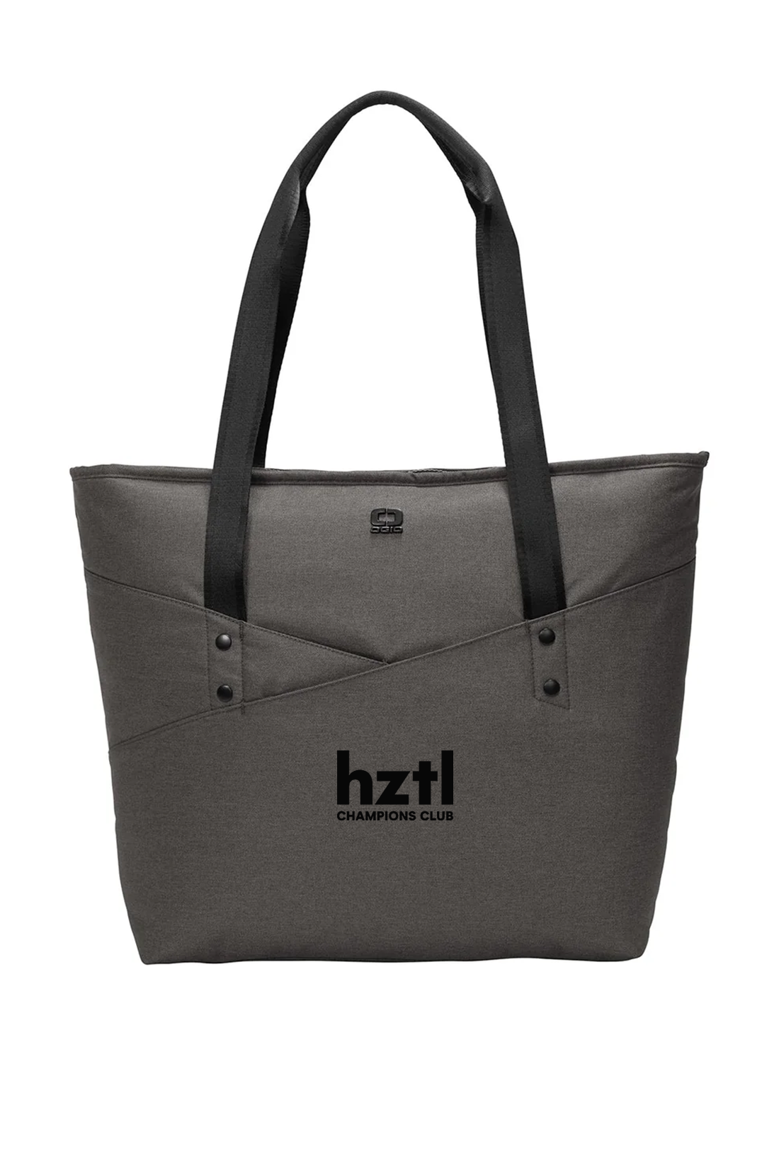 OGIO Downtown Customized Totes, Tarmac Heather [Horizontal]