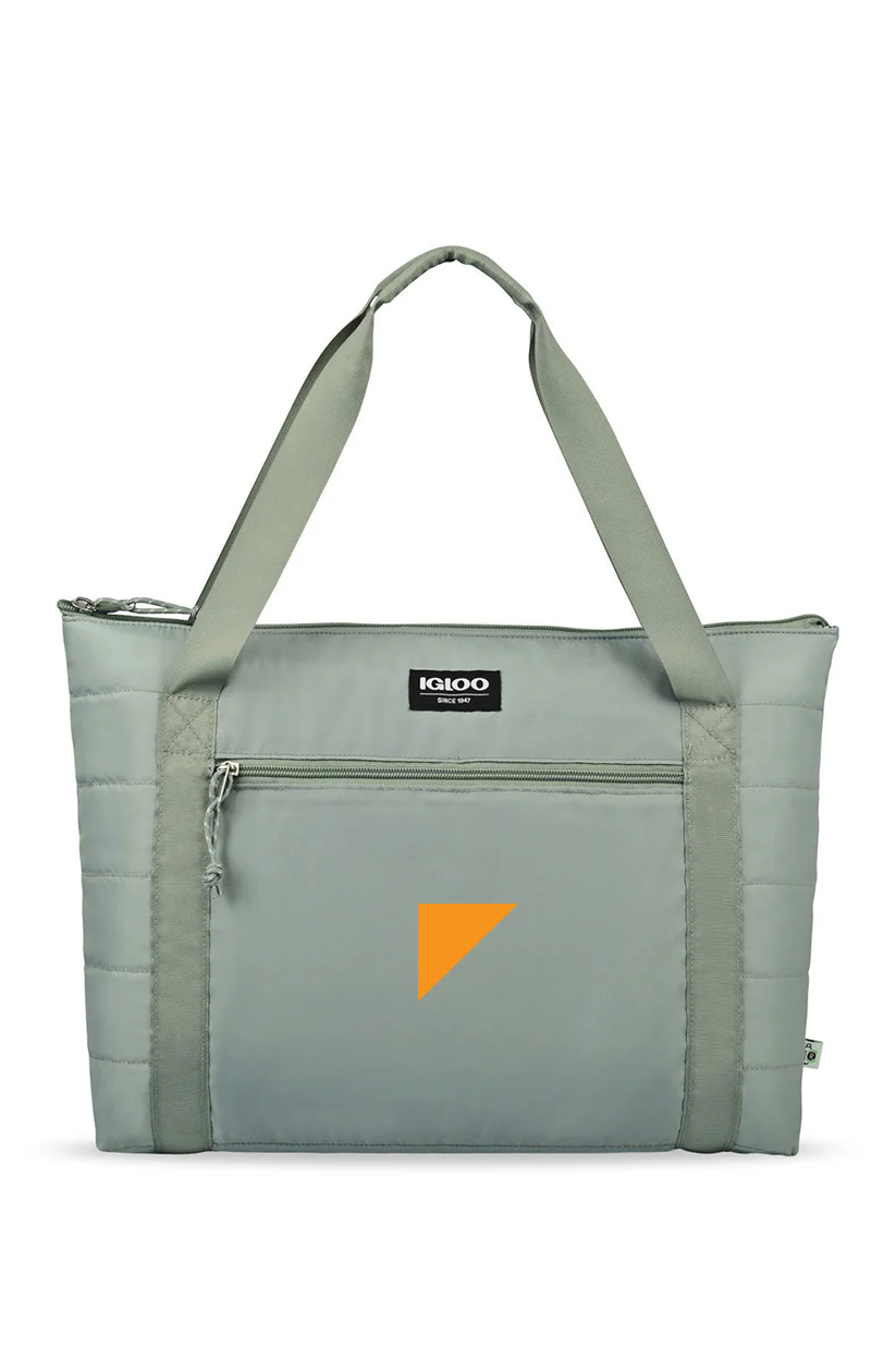 Igloo Packable Puffer 20 Can Cooler Bag, Aqua Gray [Tangram]