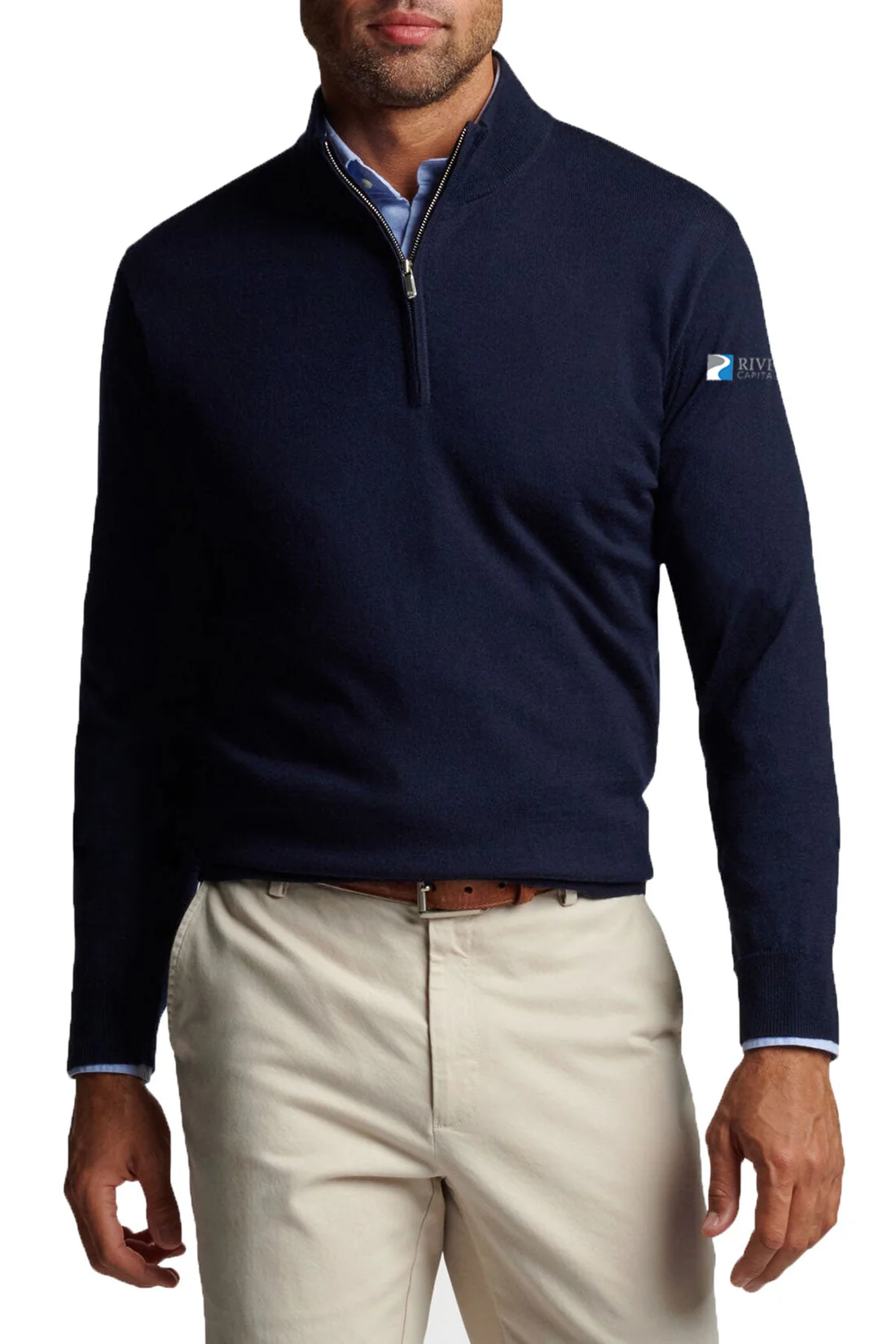Peter Millar Autumn Crest Quarter Zip, Navy [RCCP]