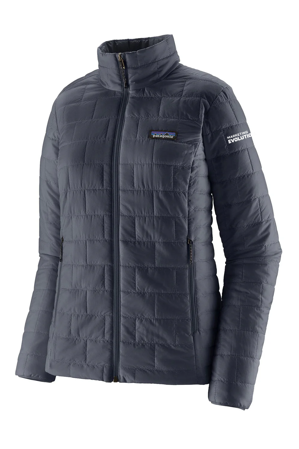 Patagonia Womens Nano Puff Jacket, Smolder Blue [Marketing Evolution]