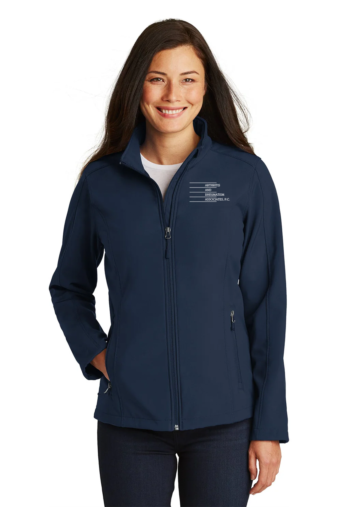 Port Authority Ladies Core Soft Shell Jacket, Dress Blue Navy [Arthritis & Rheumatism Associates PC]