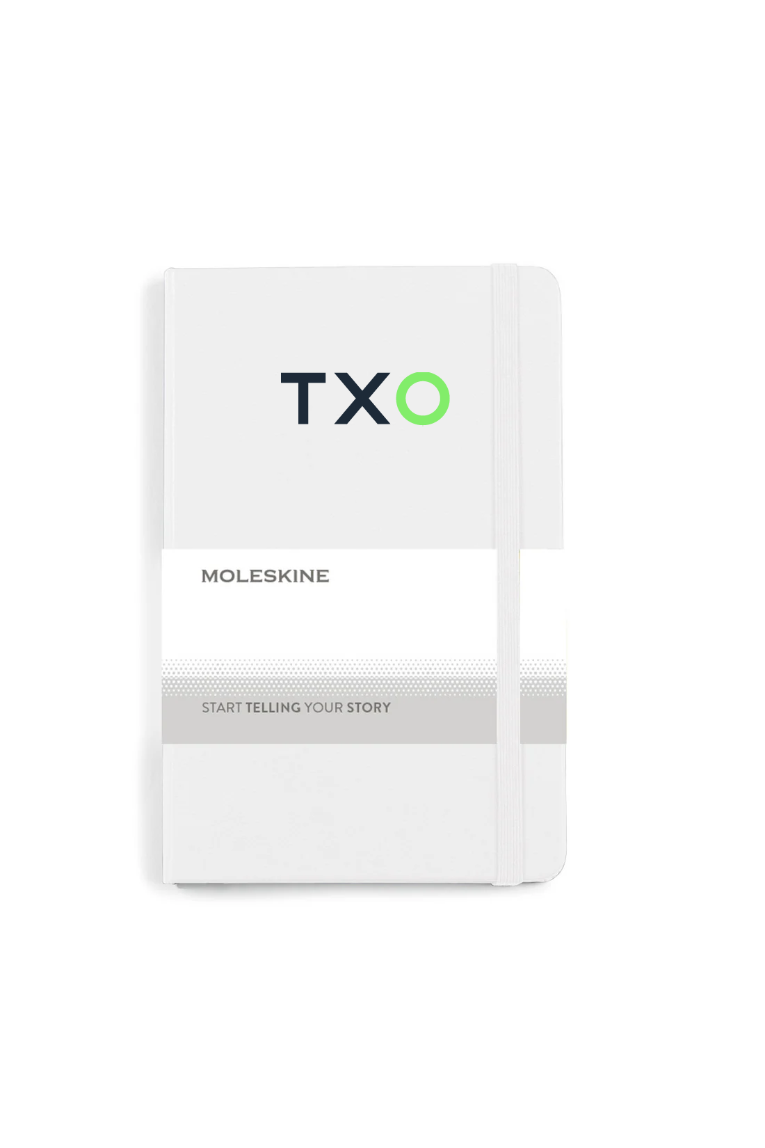 Moleskine Hard Cover Ruled Medium Notebook, White [TXO]