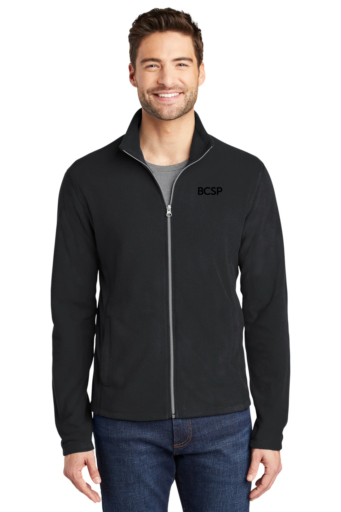 Port Authority MicroFleece Jacket, Black [BCSP]