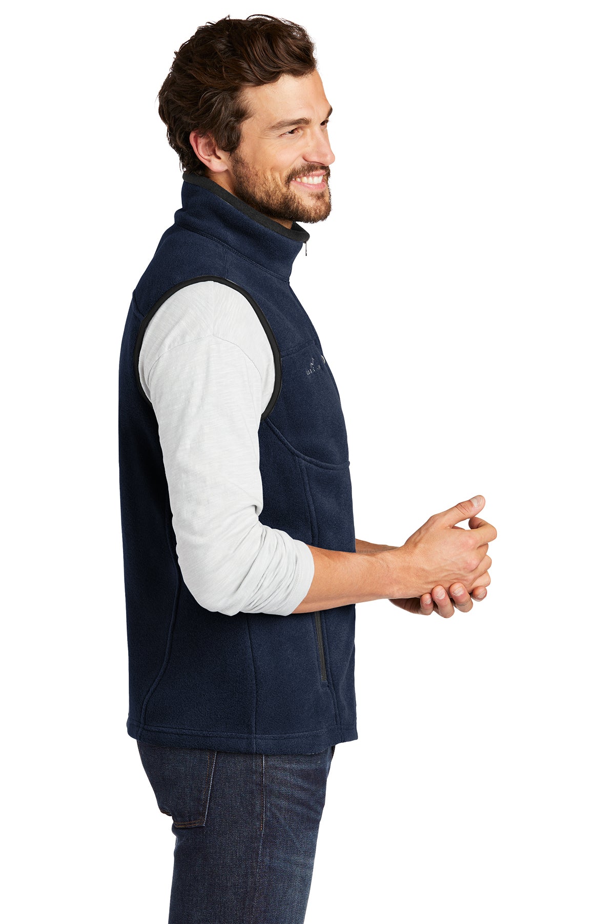 Eddie Bauer Branded Fleece Vests, River Blue [Massachusetts Office of Coastal Zone Management]