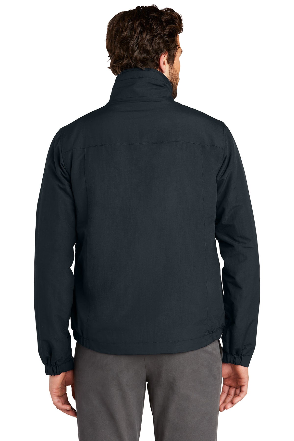 Eddie Bauer Custom Fleece-Lined Jackets, Black [Tun Tavern Men's Ministry]
