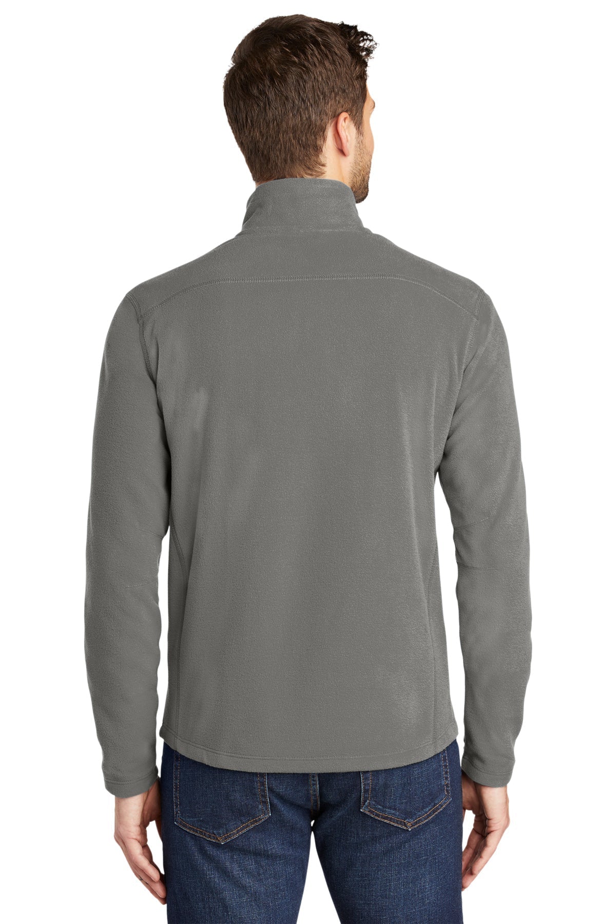 Port Authority MicroFleece Customized Jackets, Pearl Grey [BCSP]