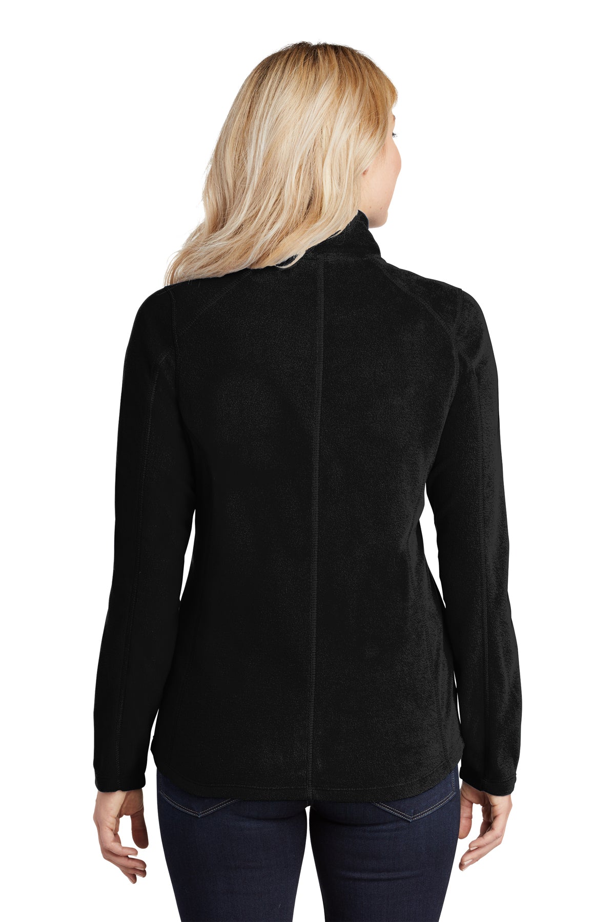 Port Authority Ladies MicroFleece Customized Jackets, Black [Valley Internet]