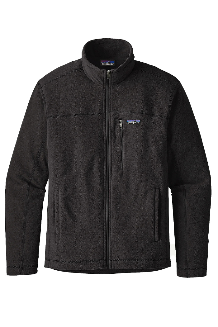 Patagonia Mens Micro D Custom Fleece Jackets, Black [Fooda]