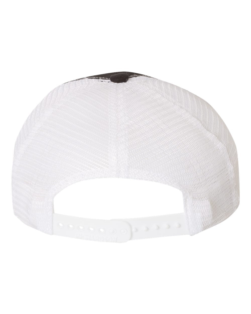 Richardson Garment-Washed Custom Trucker Caps, Black White [NCT]