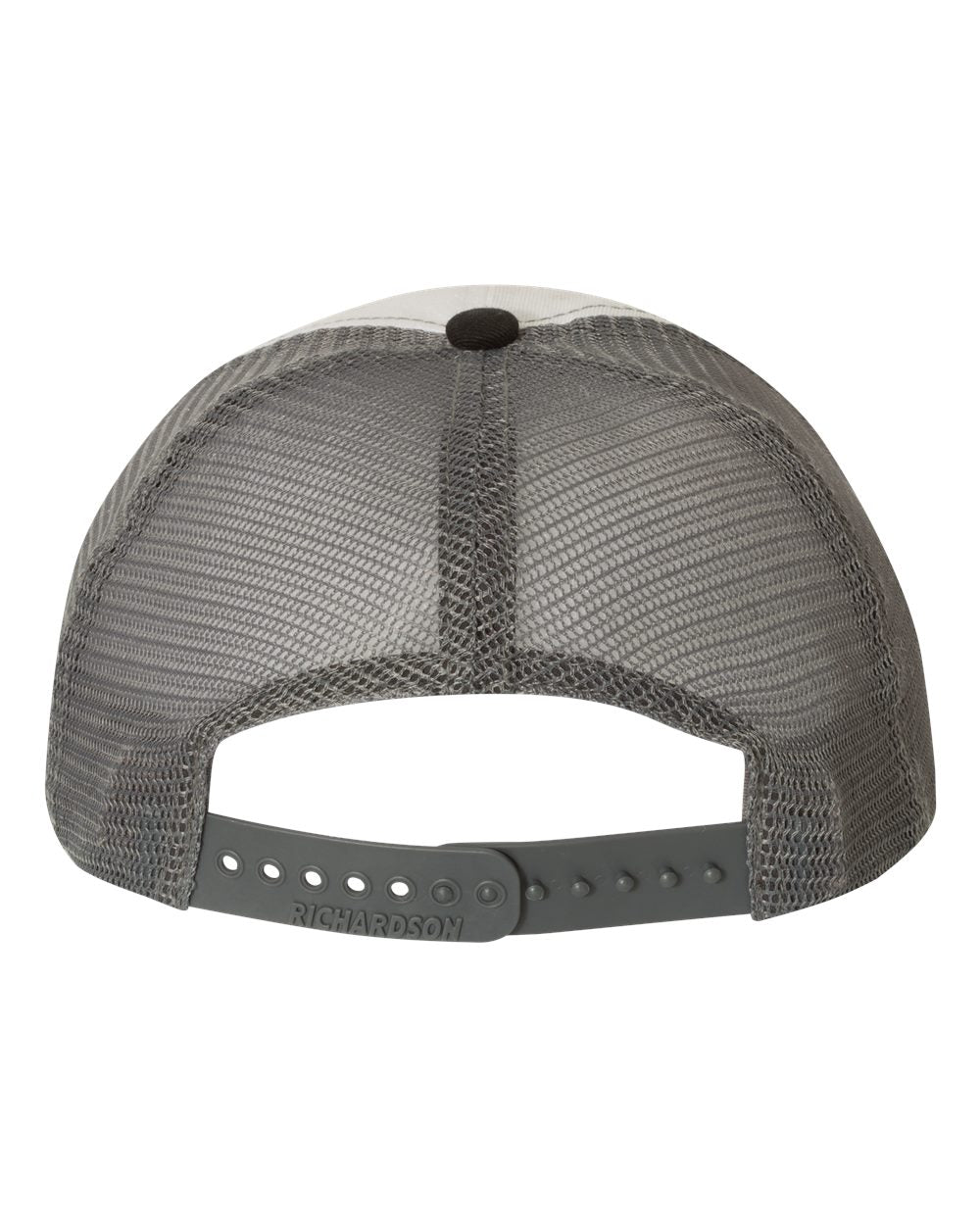 Richardson Garment-Washed Custom Trucker Caps, White Charcoal Black [NCT]