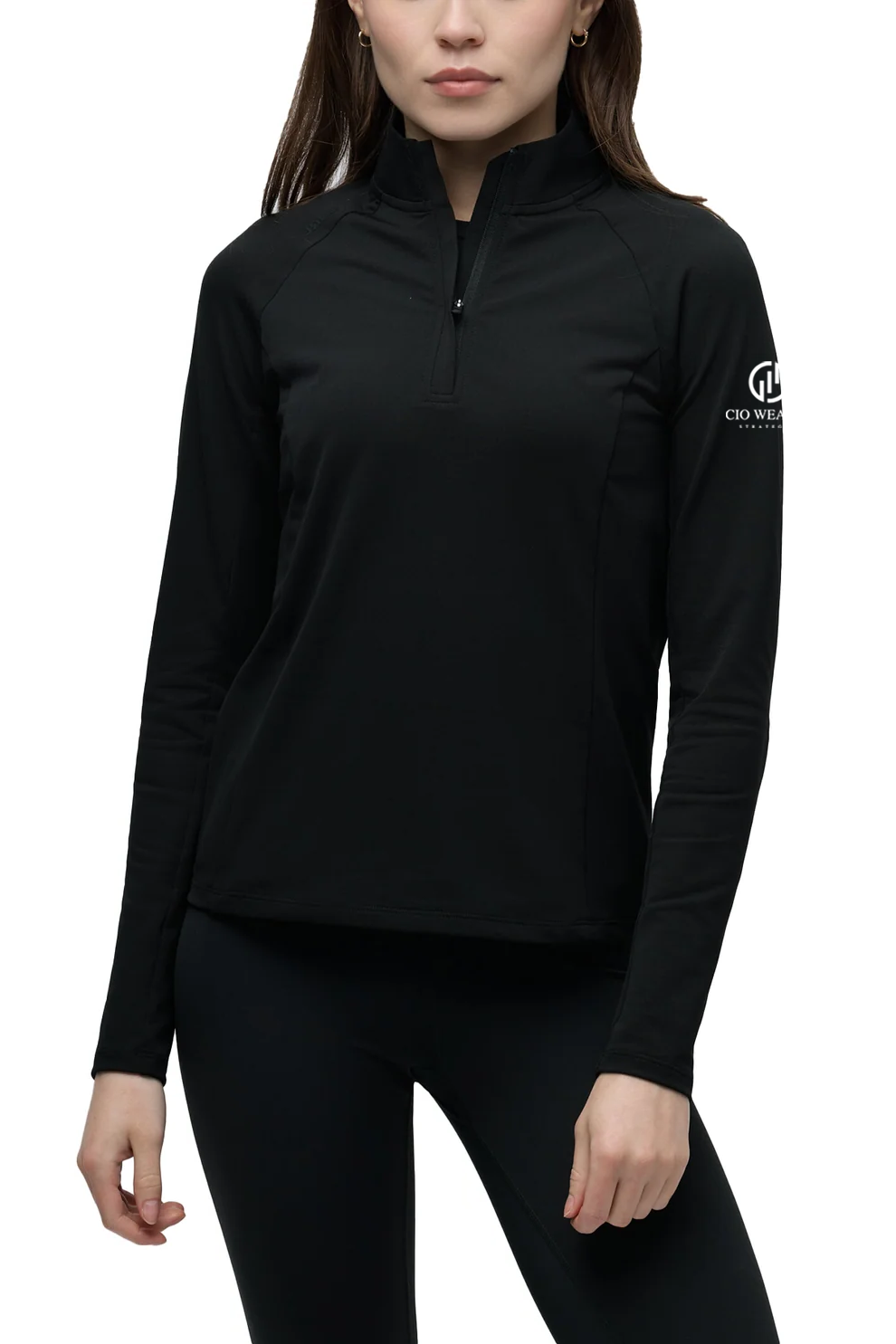 UNRL Women's Highlands Quarter Zip, Black [CIO Wealth Strategies]