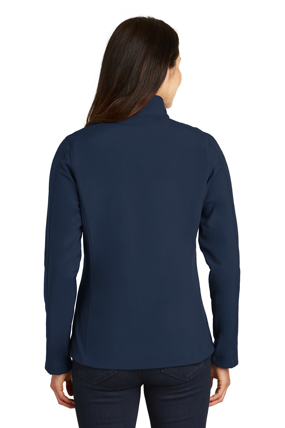 Port Authority Ladies Core Soft Shell Customized Jackets, Dress Blue Navy [Reynolds and Moore]