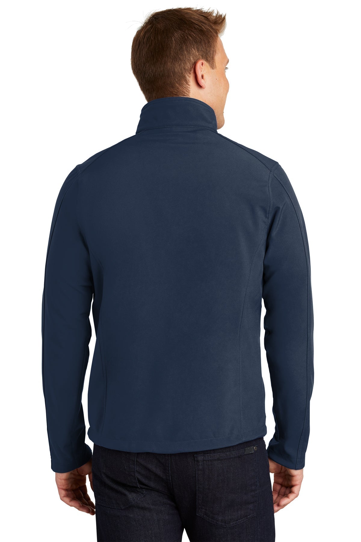 Port Authority Tall Core Branded Soft Shell Jackets, Dress Blue Navy [Reynolds and Moore]