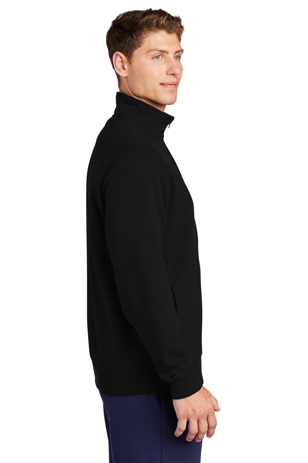 Sport-Tek Full-Zip Customized Sweatshirts, Black [USFCR]