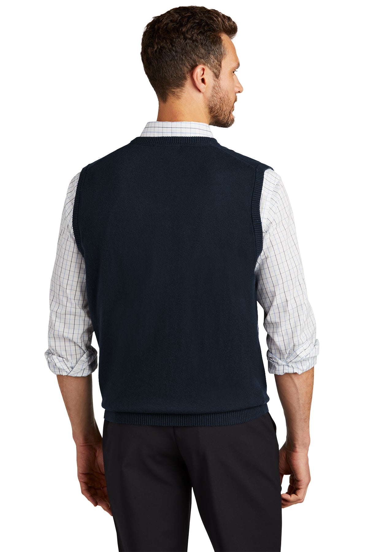 Port Authority Customized Sweater Vests, Navy [Fooda]