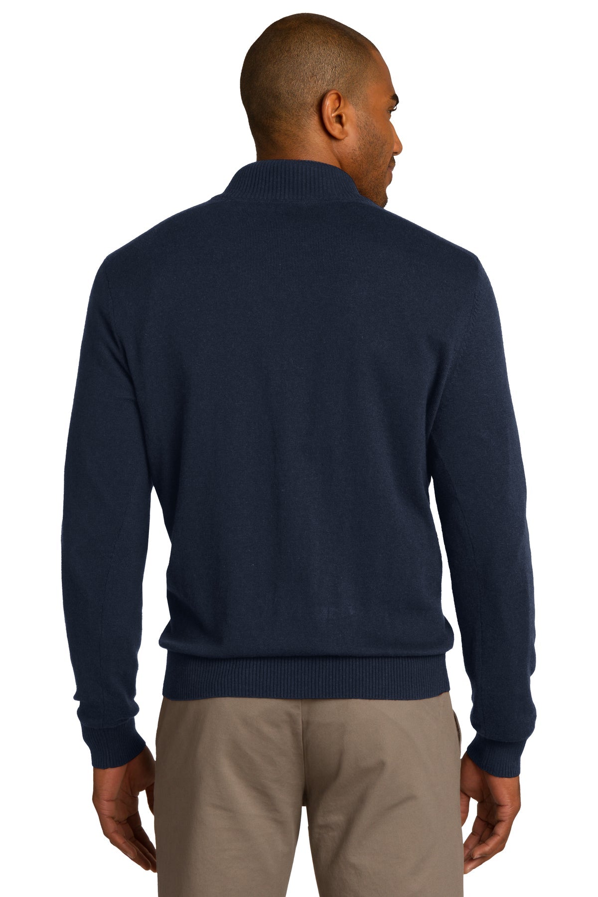 Port Authority 1/2-Zip Branded Sweaters, Navy [NCT]